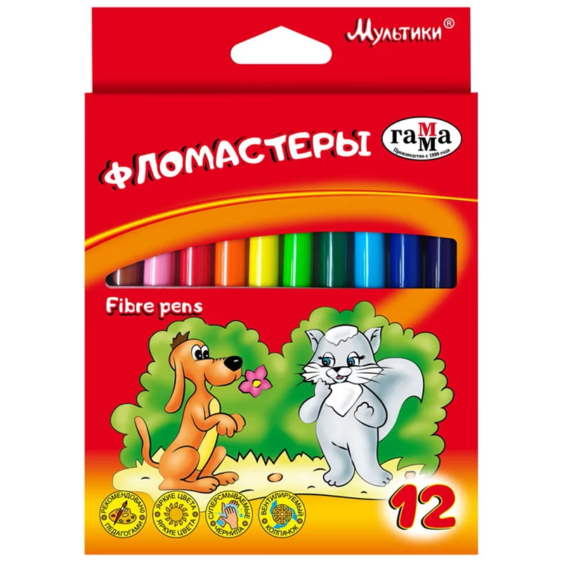 Carioci GAMMA Multiki, 12 culori