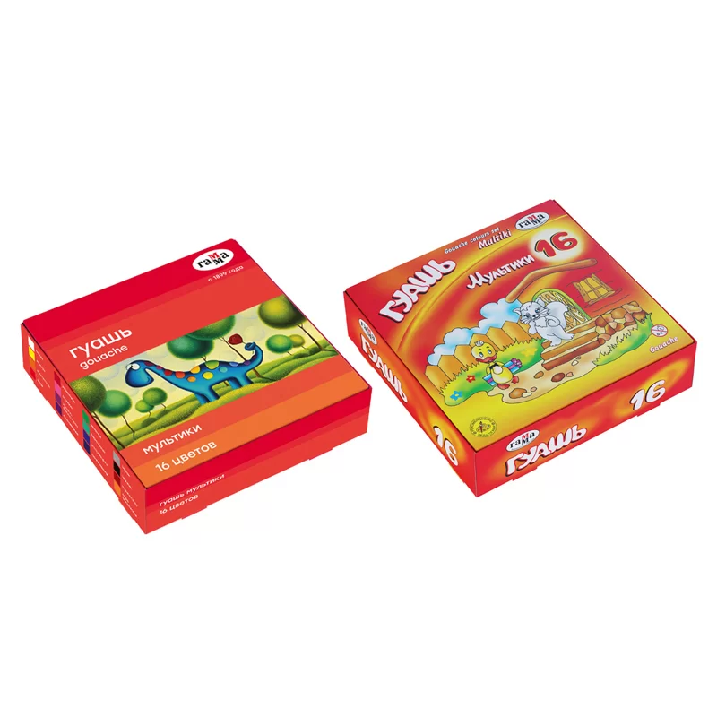 Guasa GAMMA Multiki, 16 culori x 20ml