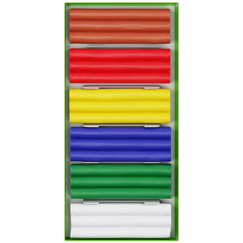 Plastilina ceara GAMMA Albinuta 6 cul, 90gr, cutitas