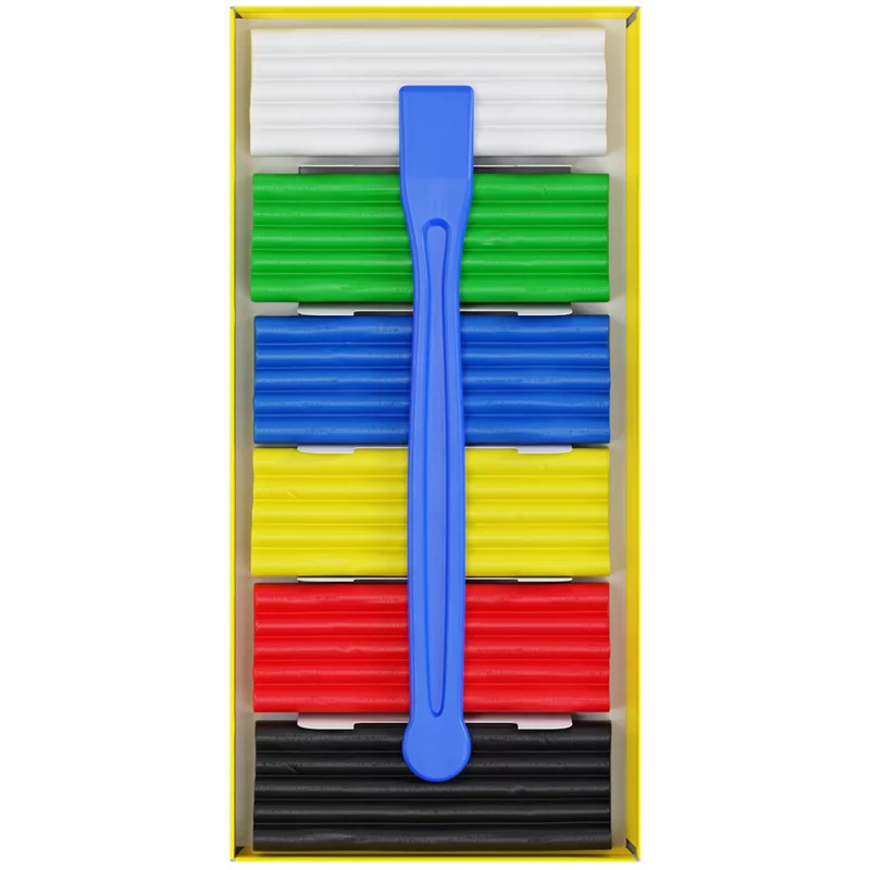 Plastilina GAMMA Pictorul Tanar 6cul,84gr, cu cutitas