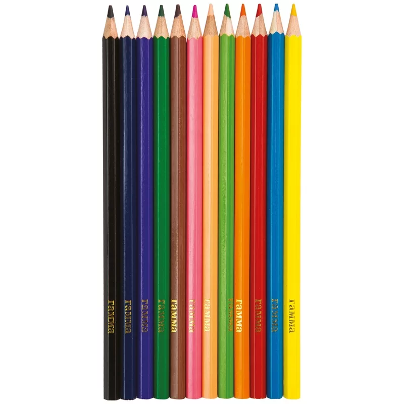 Creioane colorate GAMMA Clasic, 12 culori
