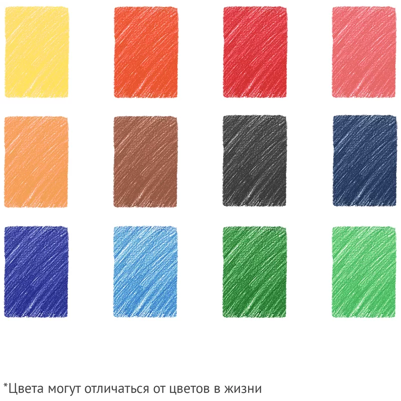 Creioane colorate GAMMA Clasic, 12 culori