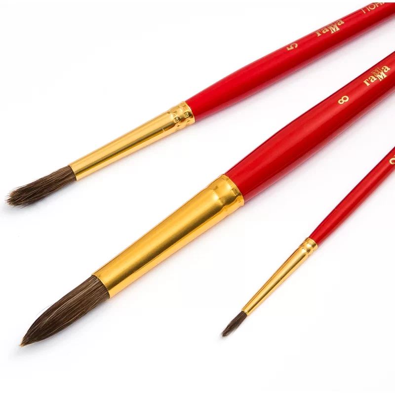Set pensule GAMMA Ponei, 3 bucati, blister