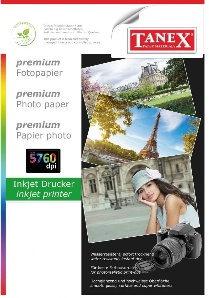 Hirtie foto TANEX A6, 200g/m2, 50 foi, lucioasa