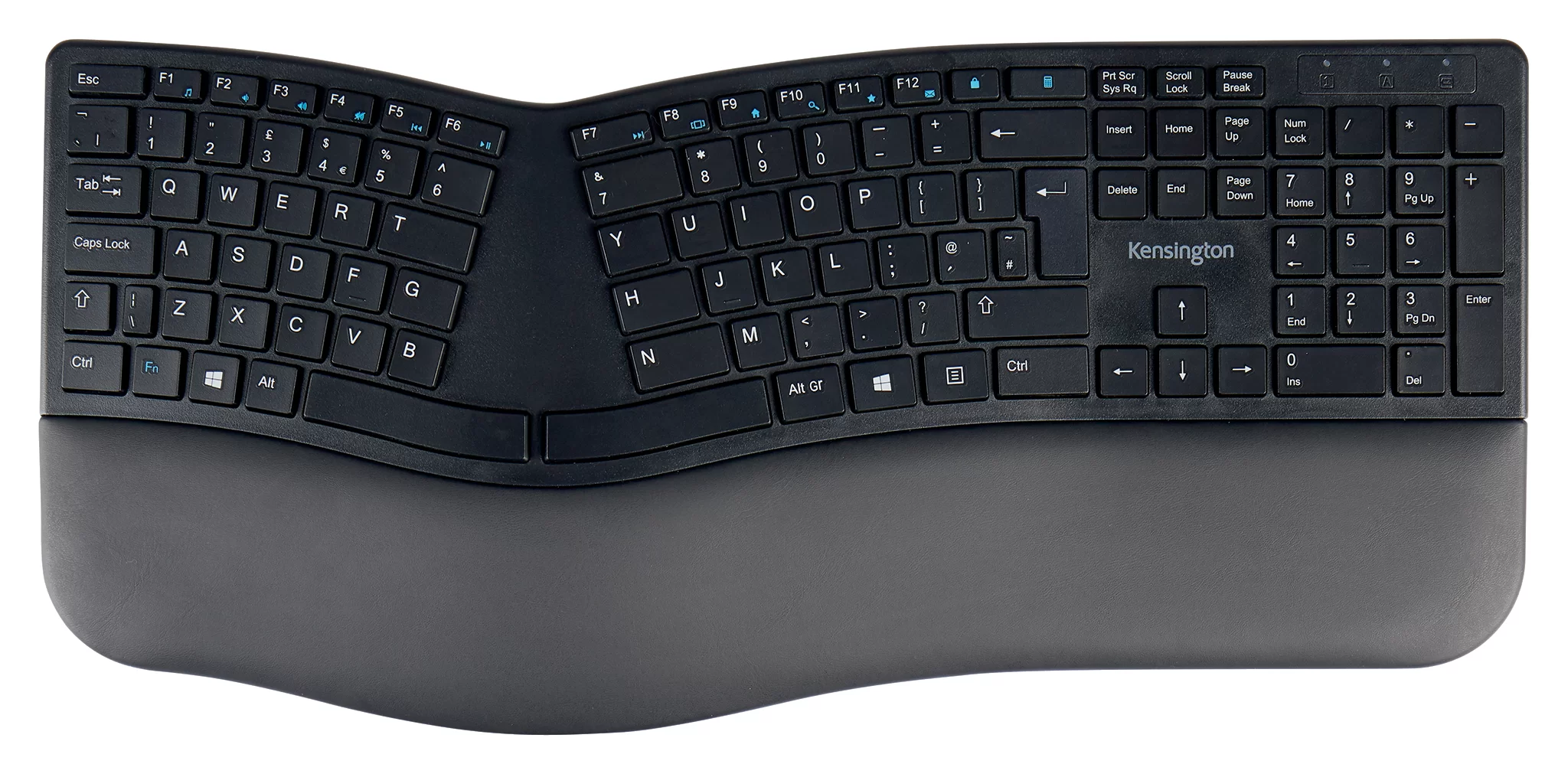Клавиатура KENSINGTON ProFit Ergo, wireless, черная