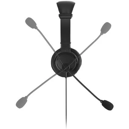 Наушники KENSINGTON, микрофон, кабель USB-C 1.8м, черные