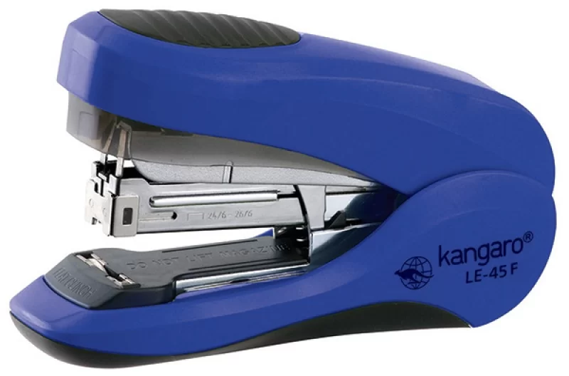 Степлер KANGARO LE-45F 24/6+скобы 24/8, 40лист., т.синий
