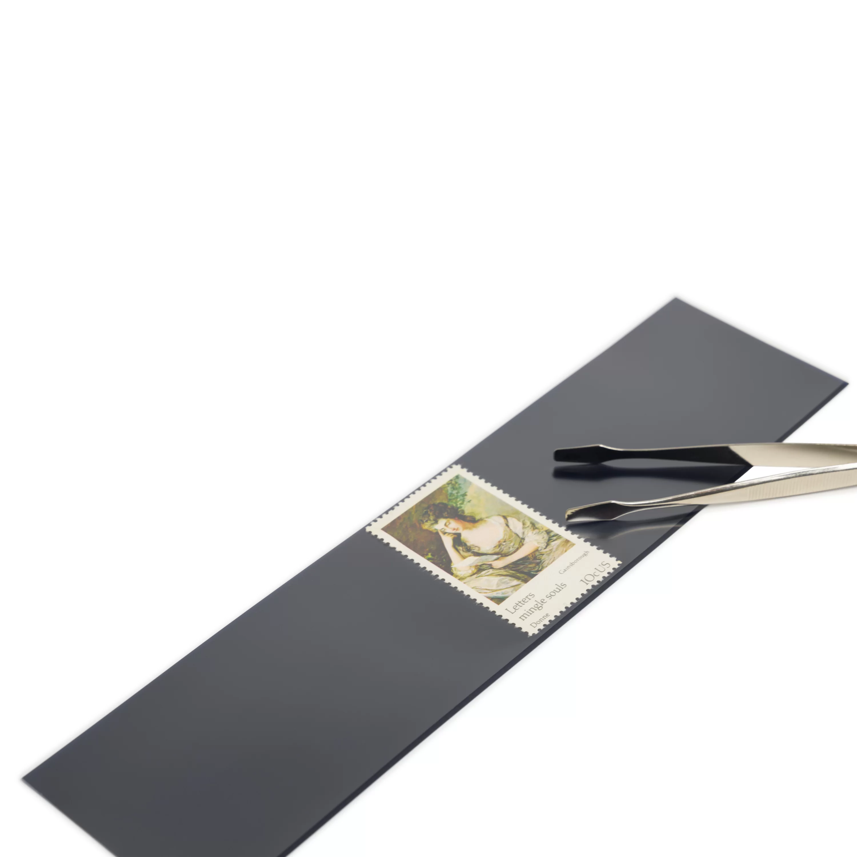 Posete LEUCH, 217x39mm, spate negru, 25 bucati