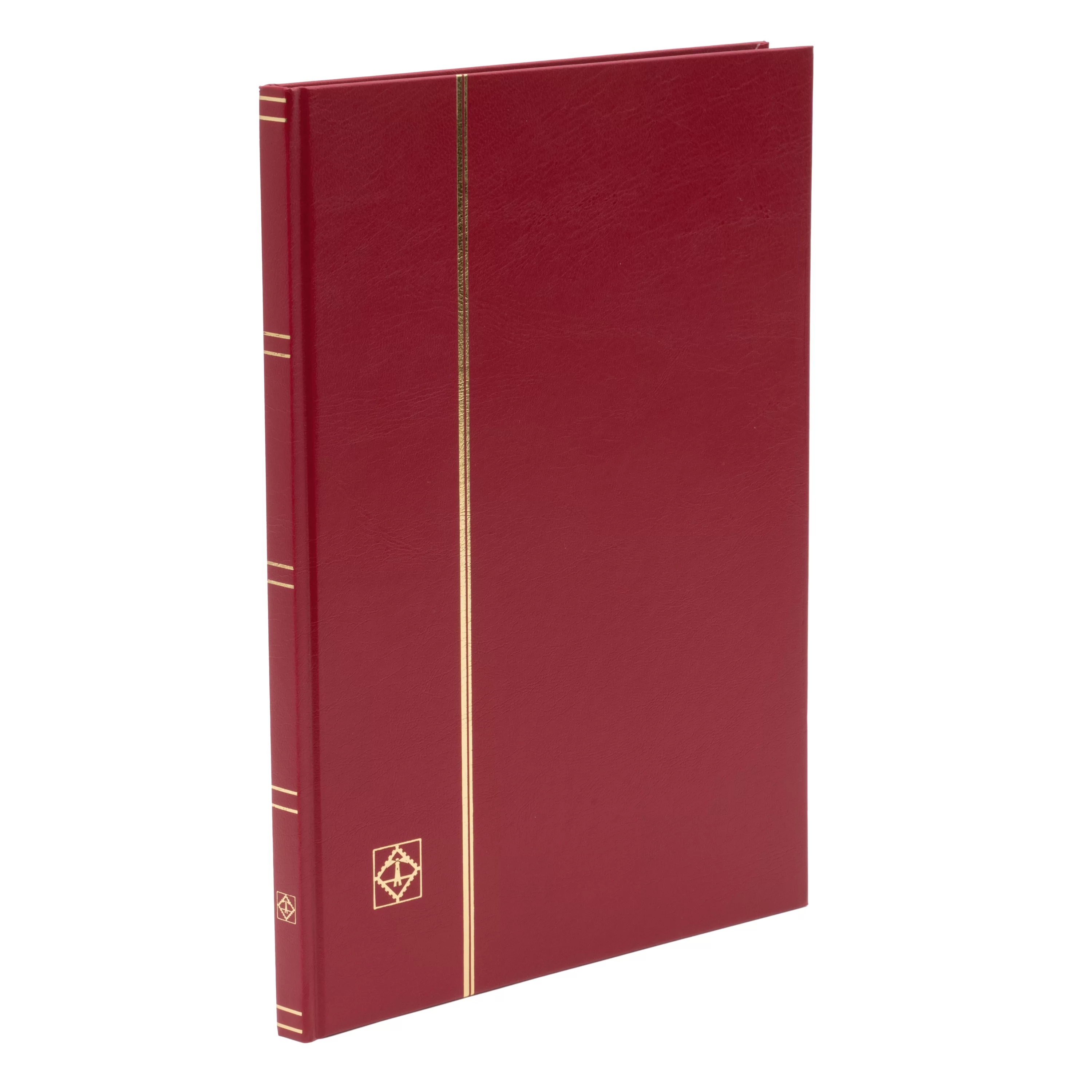 Clasor timbre LEUCH BASIC, A4, 16 pagini, rosu