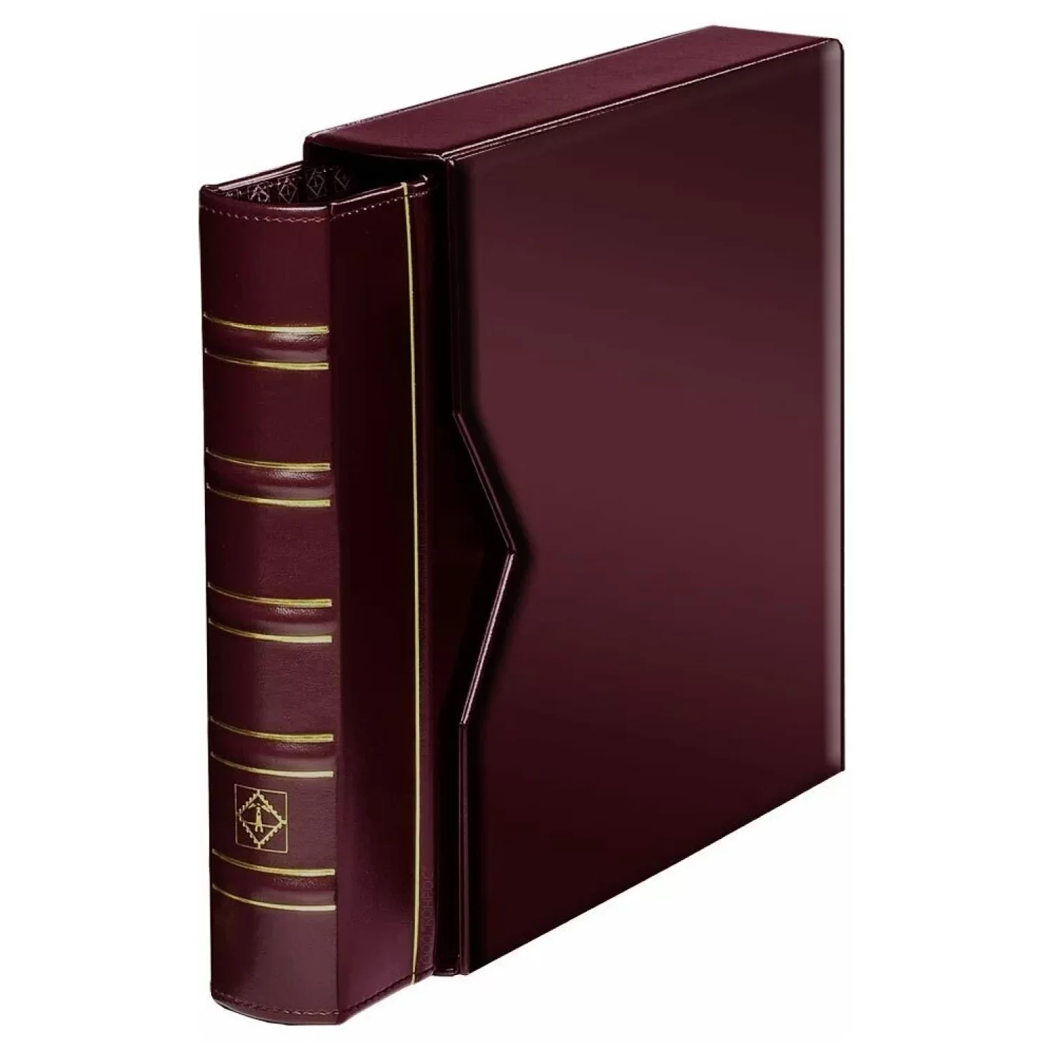 Album LEUCH OPTIMA Classic in husa, fara folii, visiniu