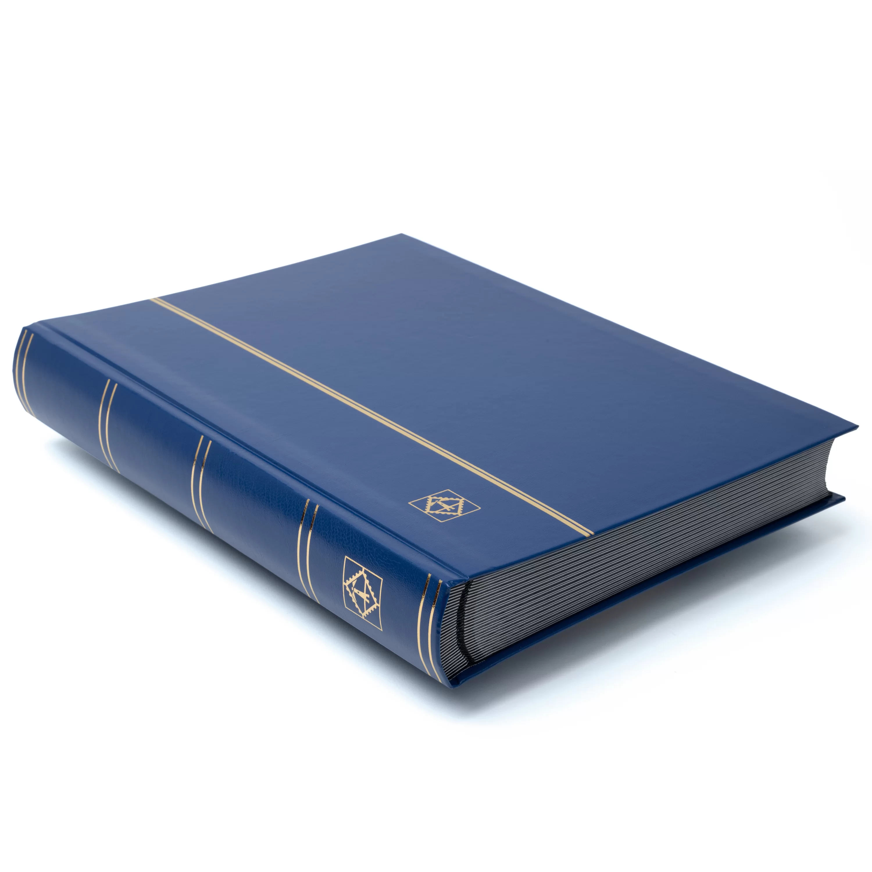 Clasor timbre LEUCH BASIC, A4, 64 pagini, albastru
