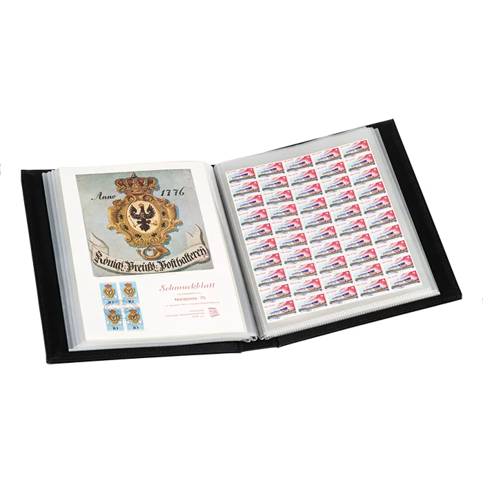 Album LEUCH A4, 50 foi, negru