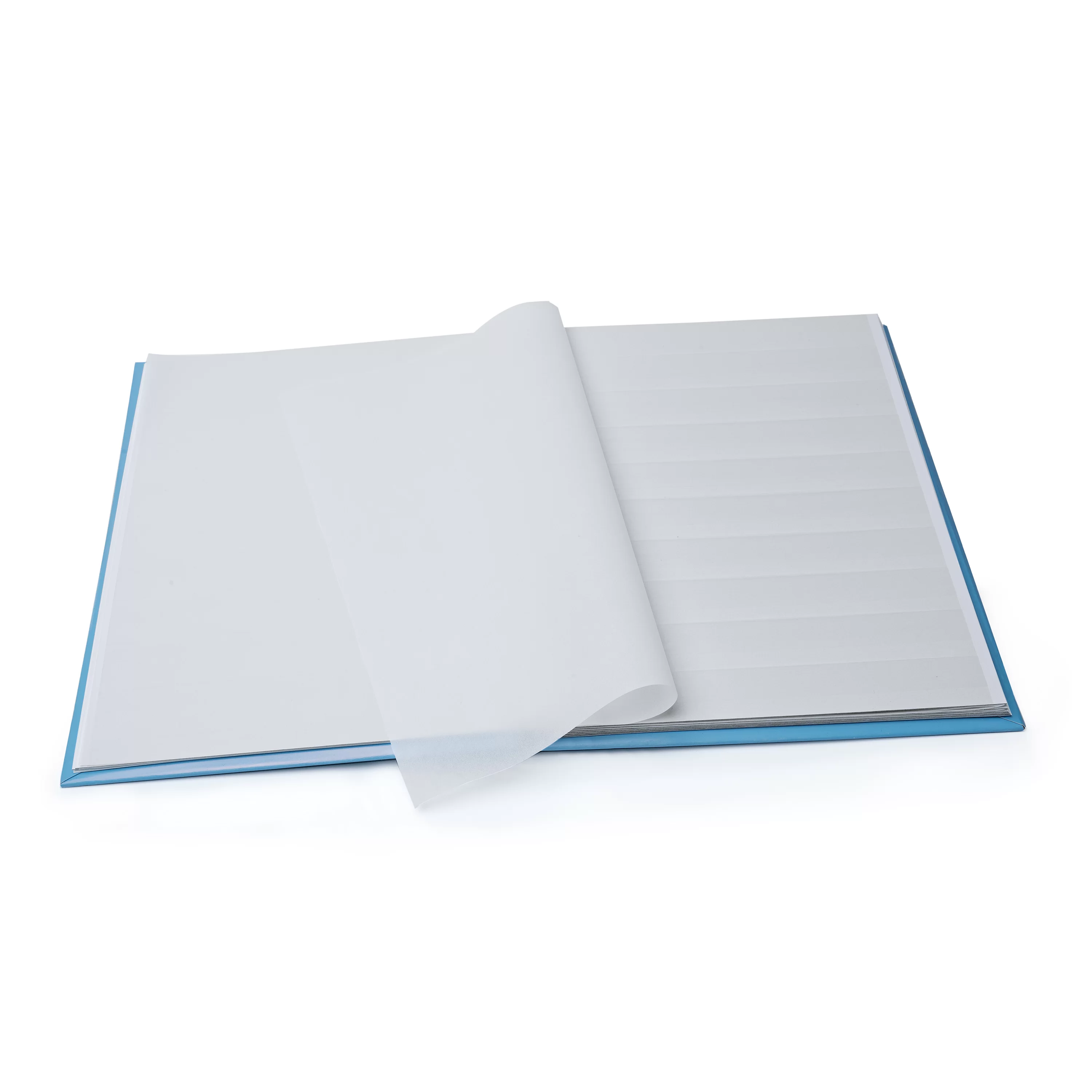 Clasor timbre LEUCH RETRO, 16 pagini, albastru