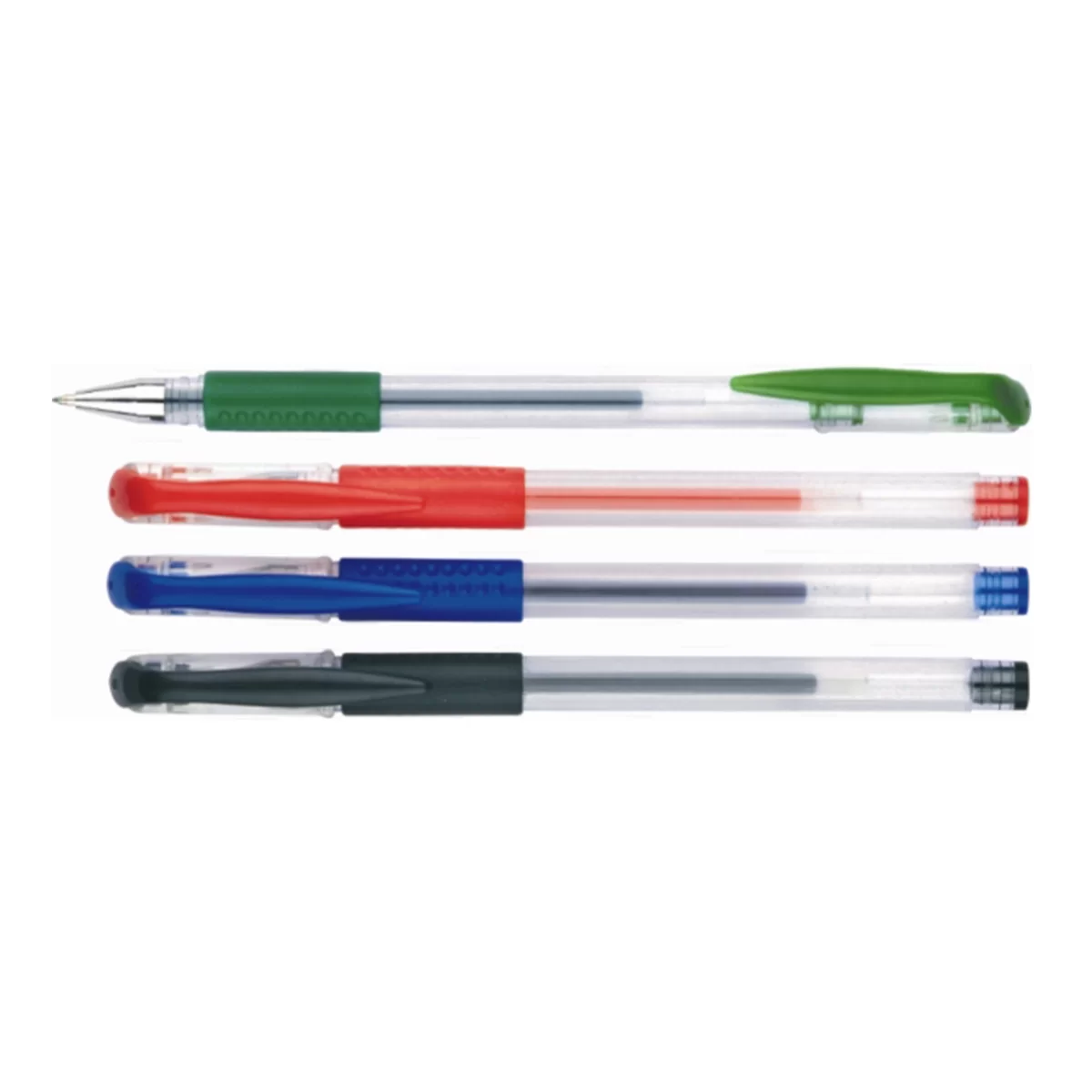 Pix cu gel LUROMAX, cu grip, 0.5mm, albastru