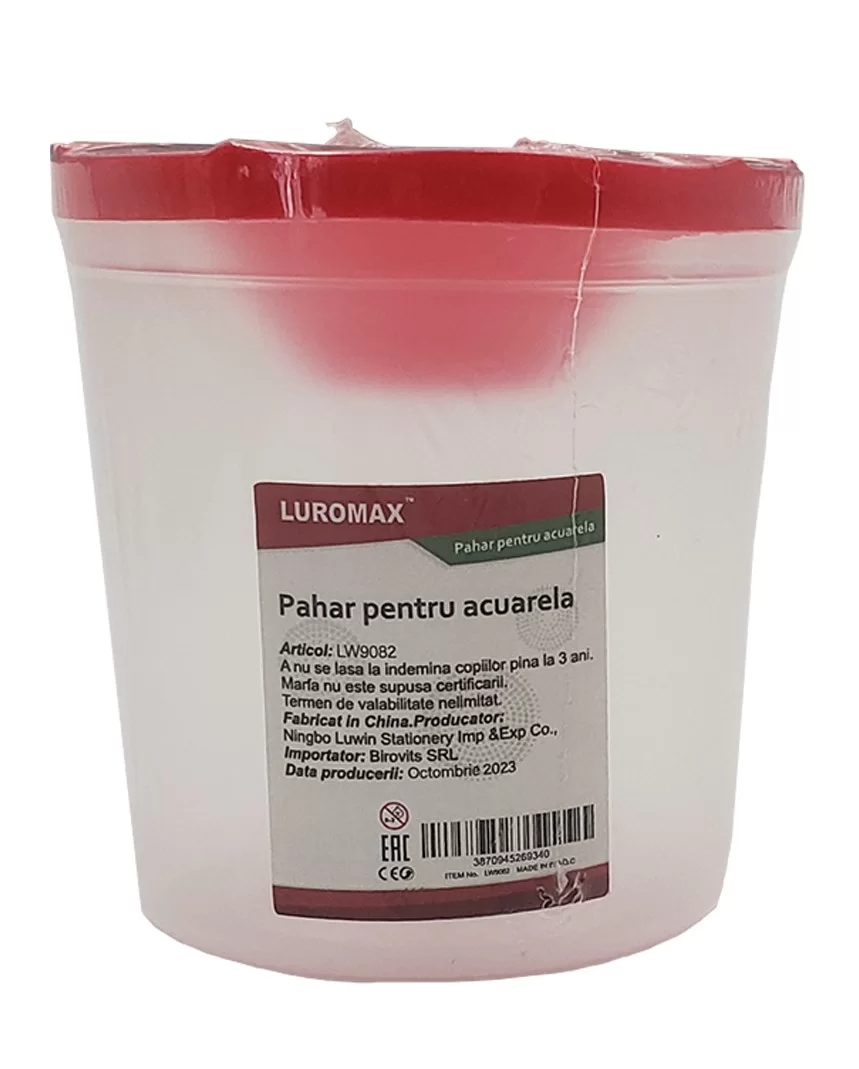 Pahar pentru acuarela LUROMAX, asorti