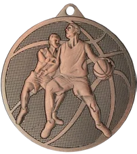Medalie D50 mm, MMC40050B, bronz basket