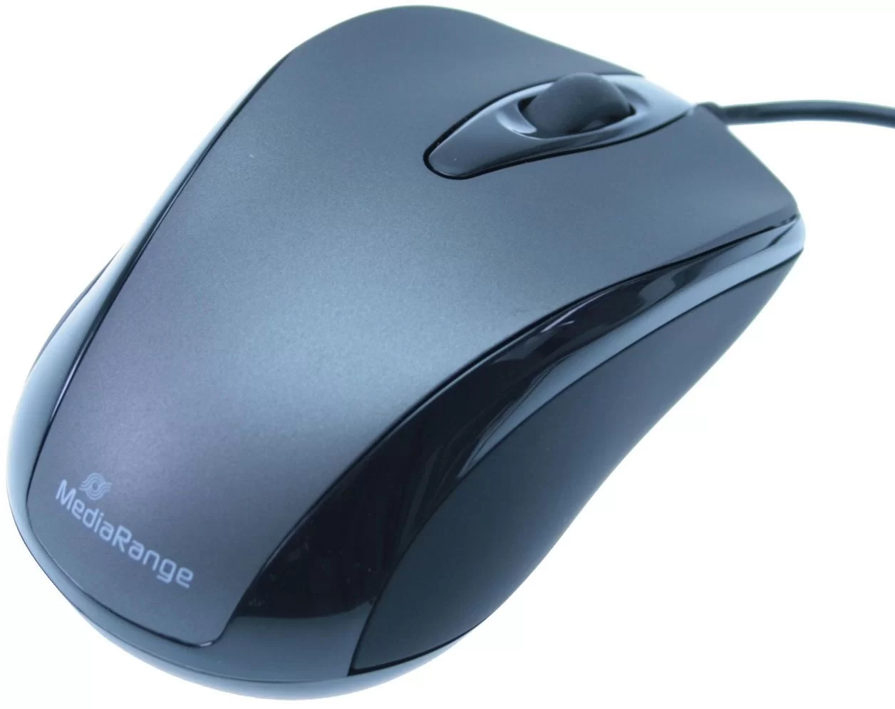 Mouse MediaRange Optical 3 button, negru-gri