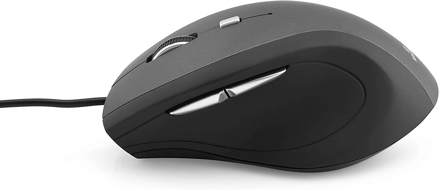 Mouse MediaRange Optical 5 button, negru-gri