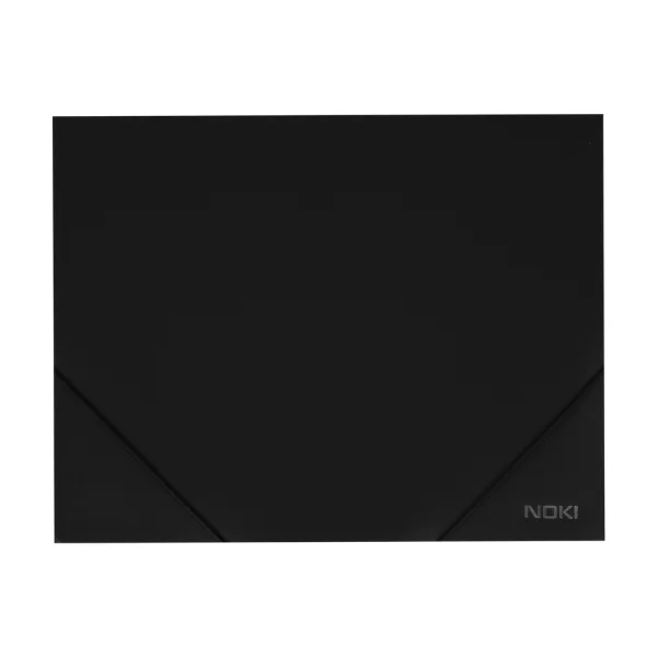 Mapa din plastic cu elastic NOKI A4, neagra