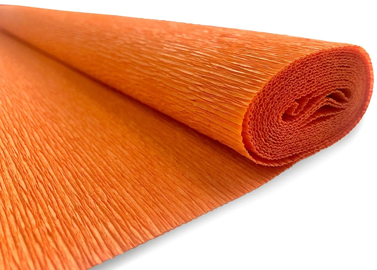 Hirtie creponata INTERDRUK Premium 50x200cm, oranj
