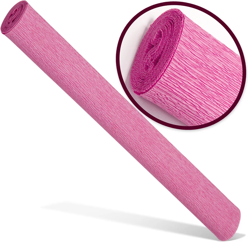 Hirtie creponata INTERDRUK Premium 50x200cm, roz