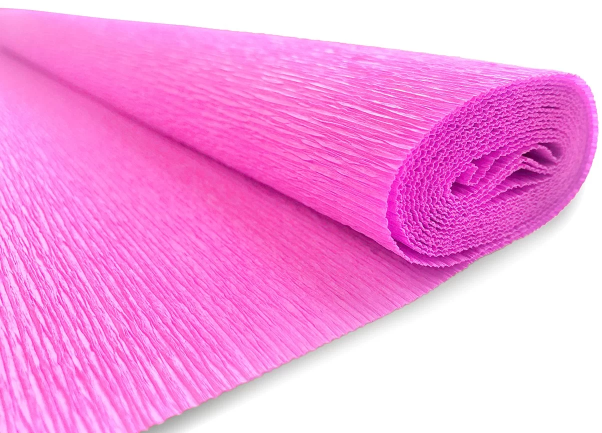 Hirtie creponata INTERDRUK Premium 50x200cm, roz