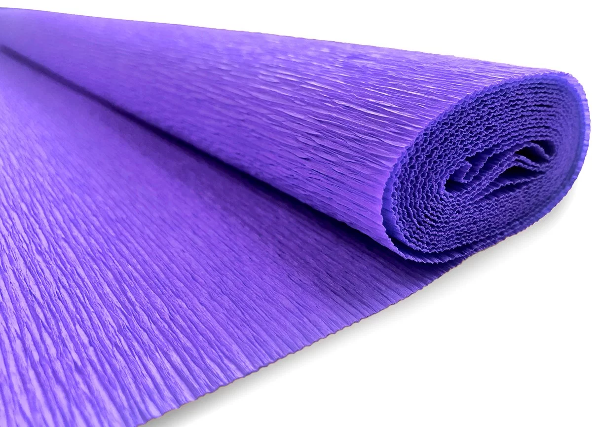 Hirtie creponata INTERDRUK Premium 50x200cm, liliachiu