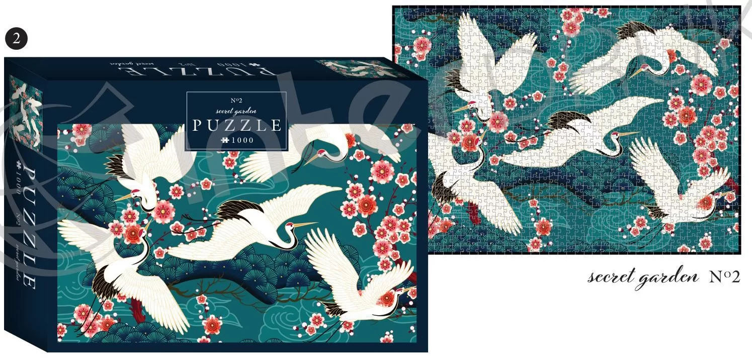 Puzzle INTERDRUK "Secret Garden 2", 1000 elemente
