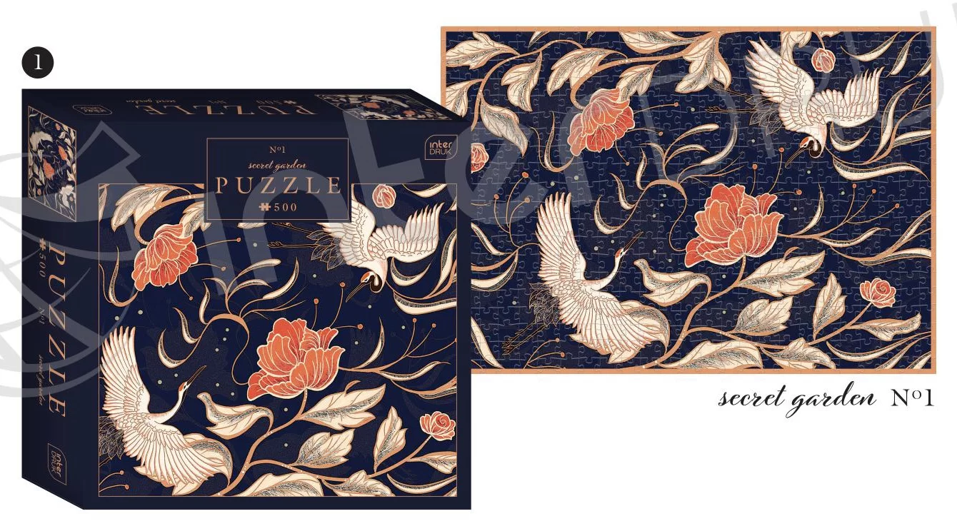 Puzzle INTERDRUK "Secret Garden 1", 500 elemente