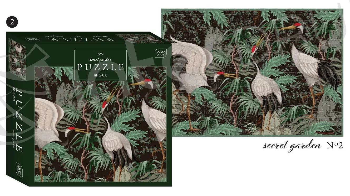 Puzzle INTERDRUK "Secret Garden 2", 500 elemente