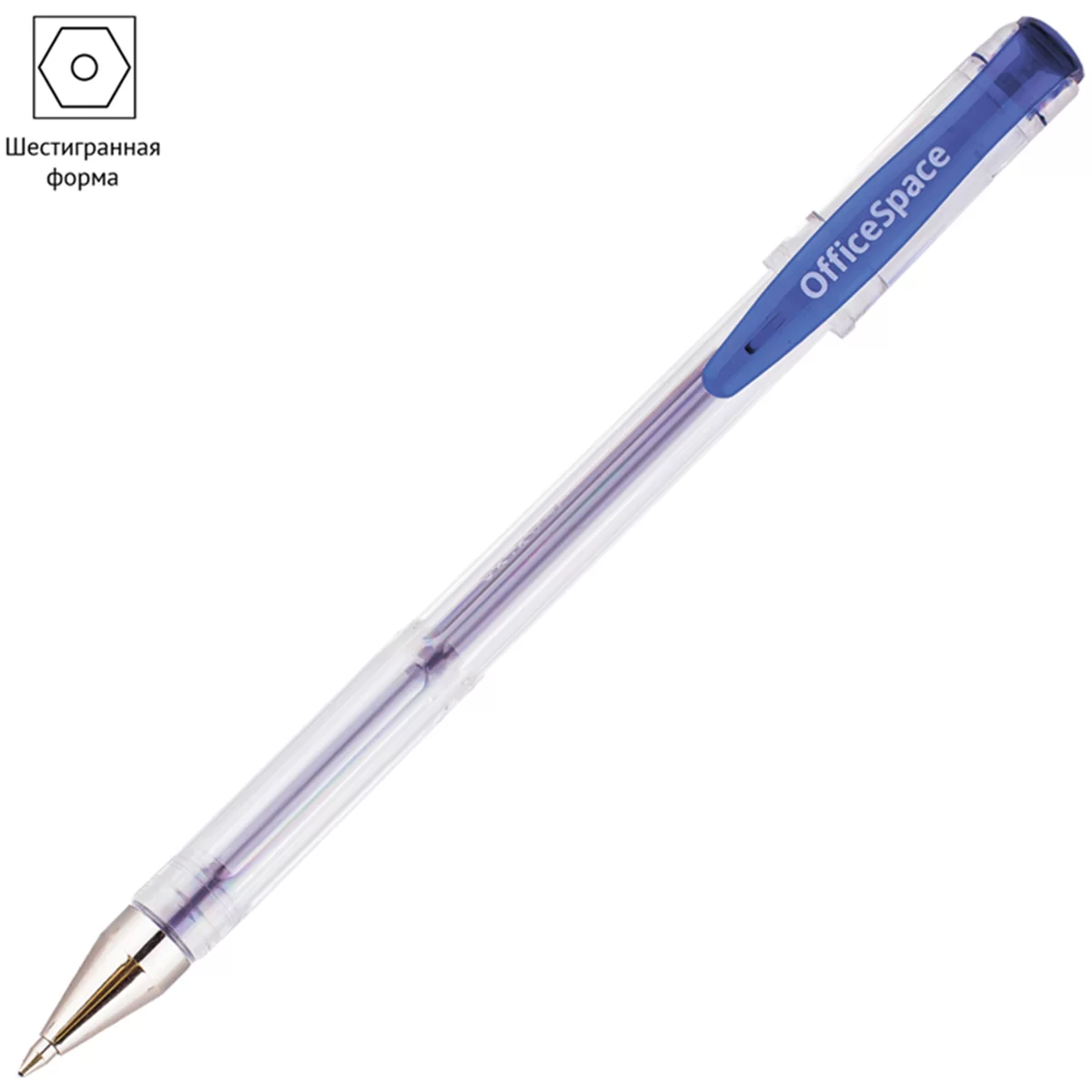 Pix cu gel OFFICESPACE, 0.5mm, albastru