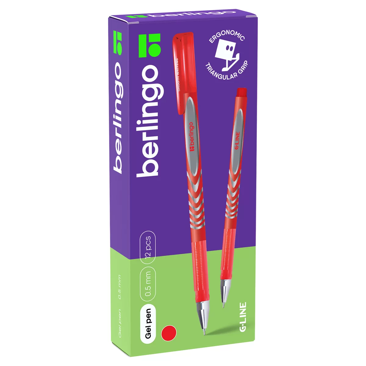 Pix cu gel BERLINGO G-Line, 0.5mm, rosu