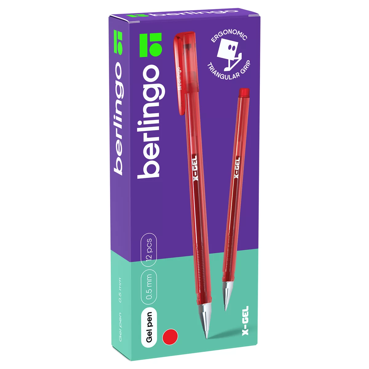Pix cu gel BERLINGO X-Gel, 0.5mm, rosu