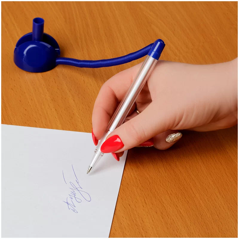 Pix cu suport OFFICESPACE Reception, 0.7mm, albastru