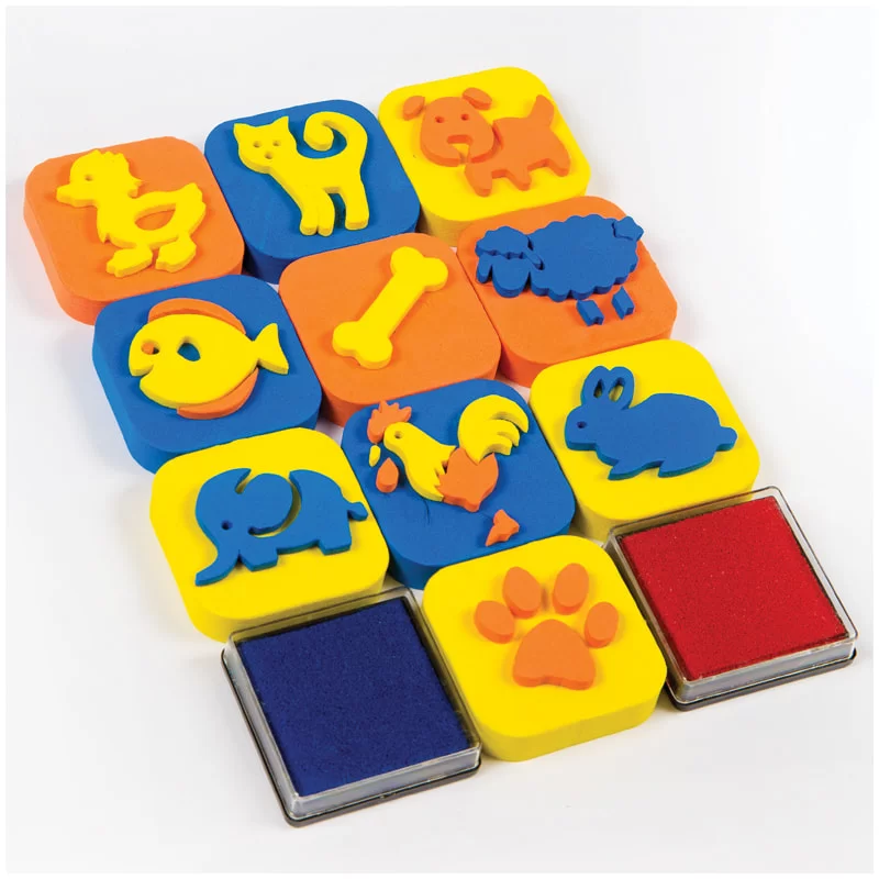 Set stampile MULTI-PULTI"Animale", 10 bucati