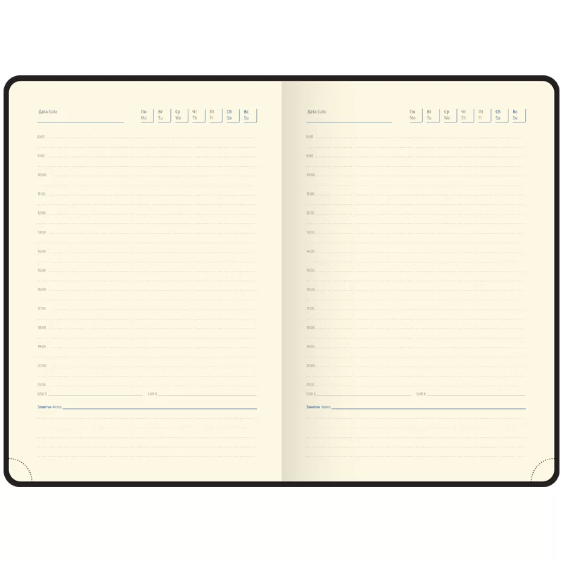 Agenda nedatata BERLINGO Radiance A5, 136 foi, roz