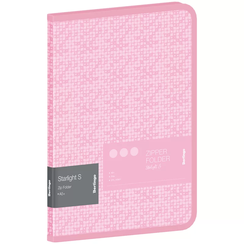 Mapa p/u caiet plastic BERLINGO Starlight А5+, roz