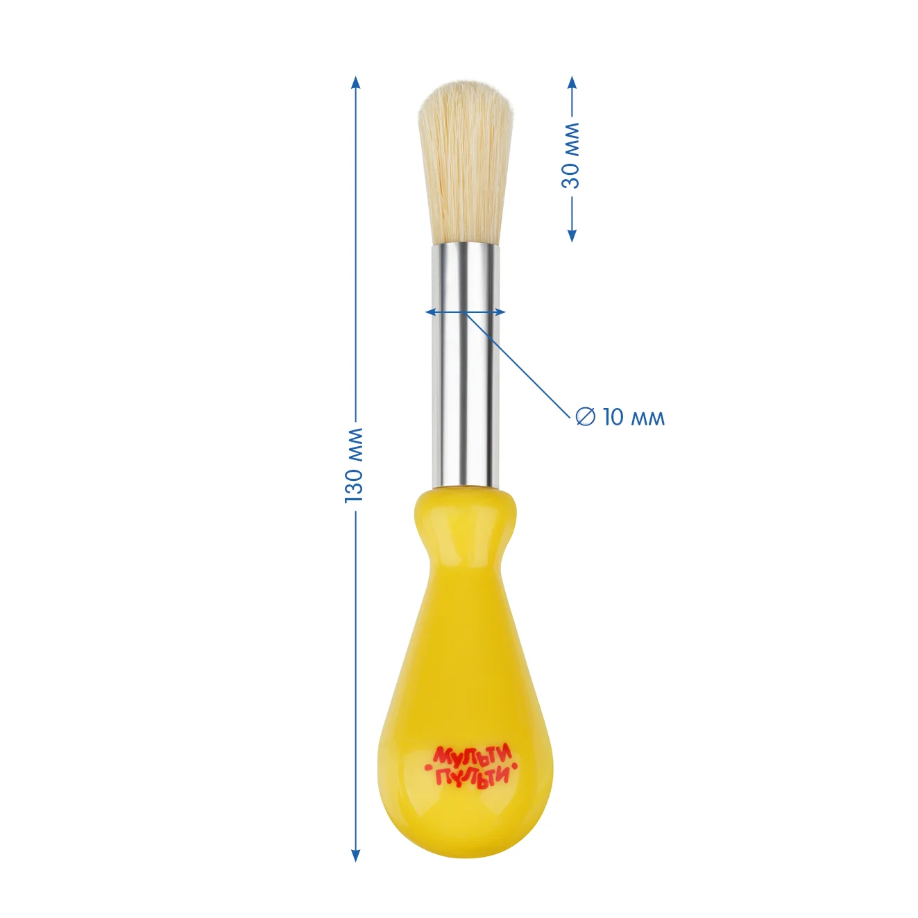 Pensula MULTI-PULTI "Prima mea pensula", porc, blister
