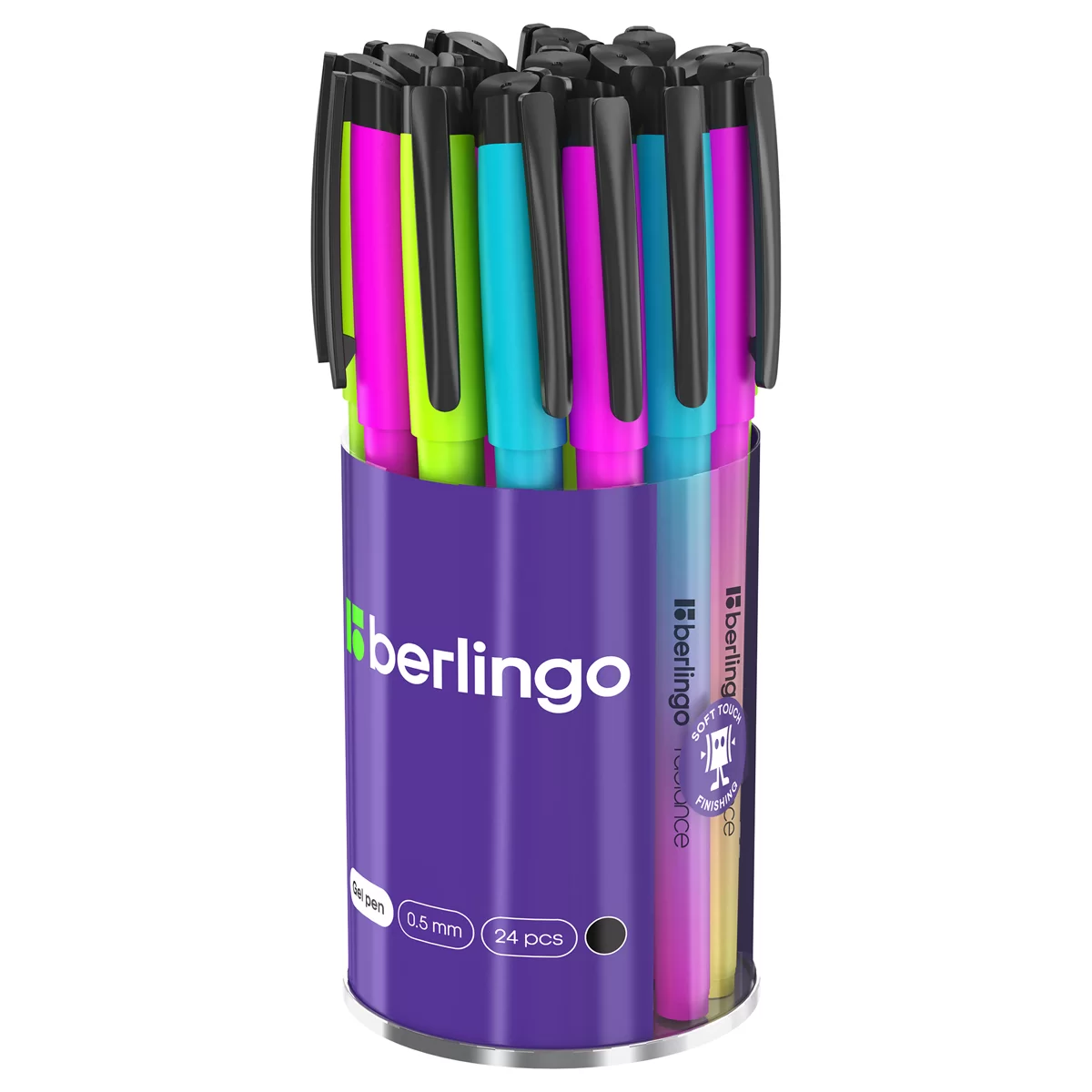 Pix cu gel BERLINGO Radiance, 0.5mm, negru