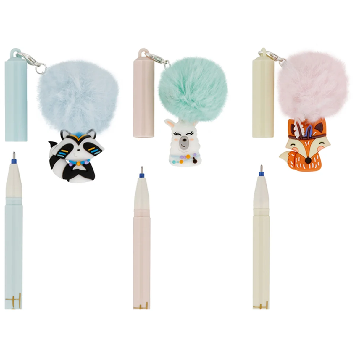Pix cu gel MESHU Fluffy, 0.5mm, corectabil, albastru