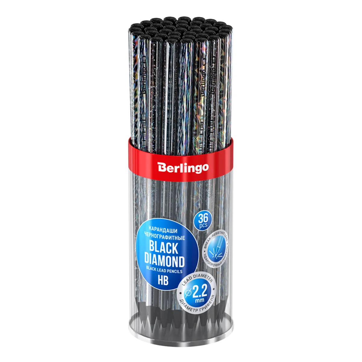 Creion simplu BERLINGO Black Diamond, HB