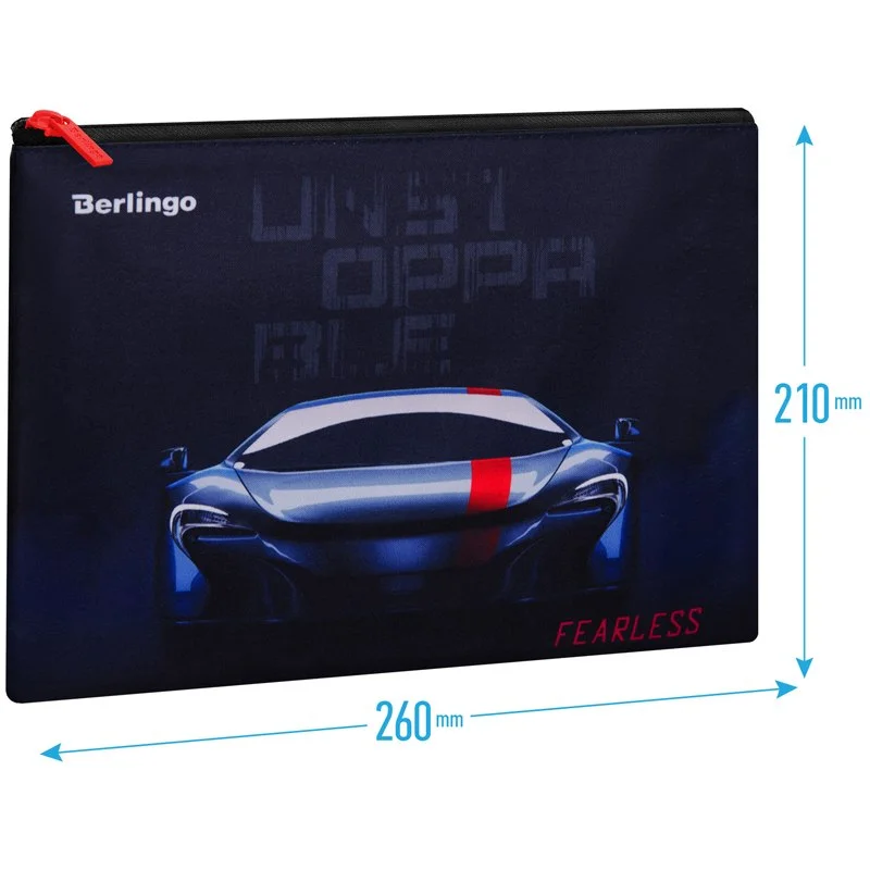Mapa cu fermoar BERLINGO Fearless, A5