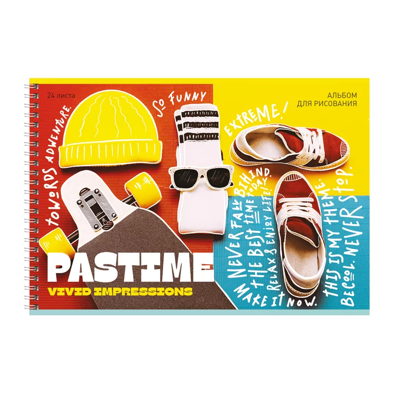 Album p-u desen BG Viata stralucitoare A4, 24 foi, spira