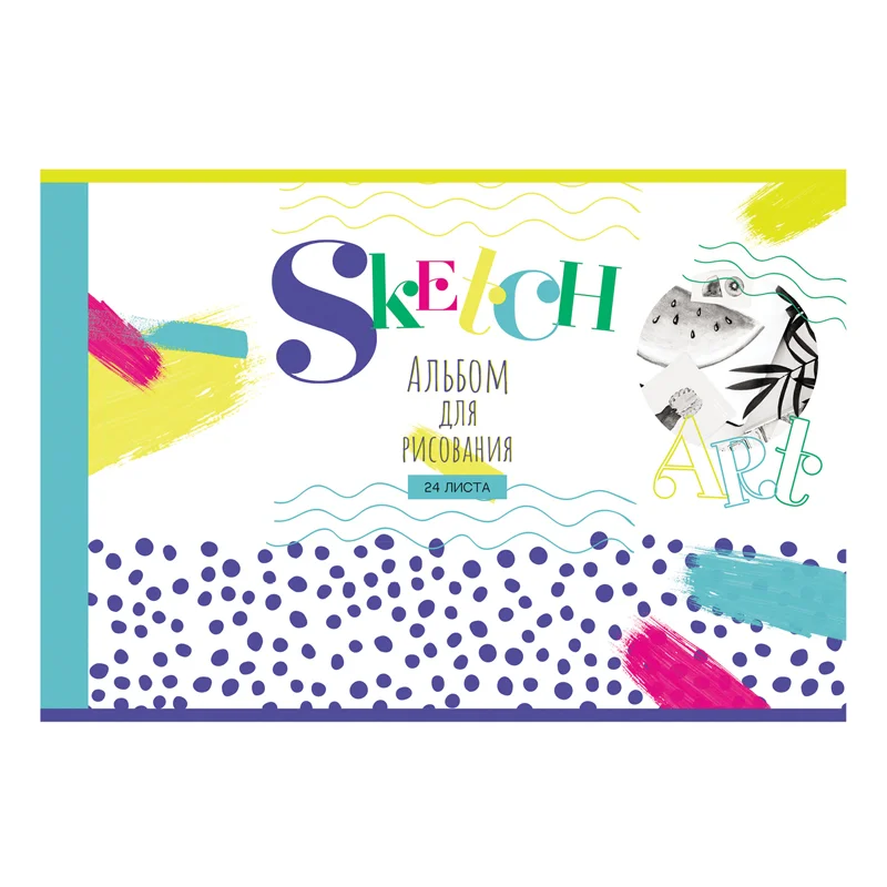 Album p-u desen BG Schite A4, 24 foi, 100g/m2
