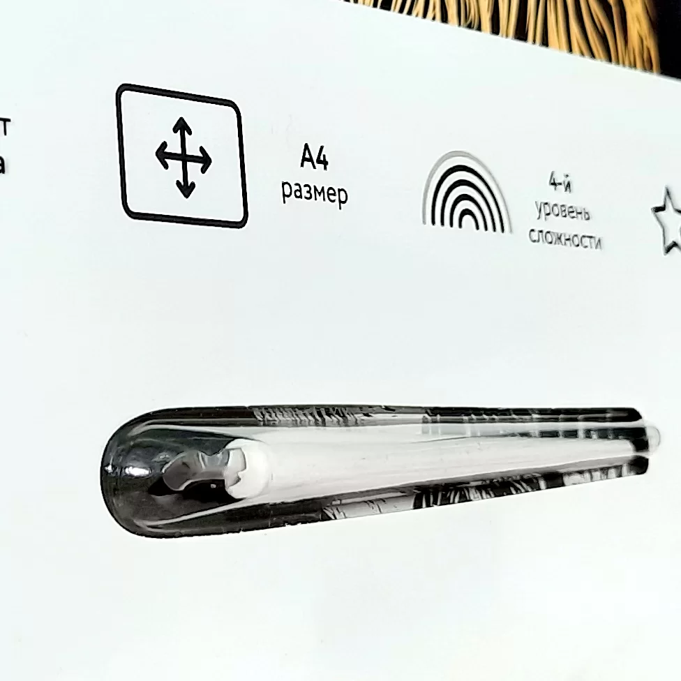 Gravura A4 cu efect de aur ТРИ СОВЫ „Leu”