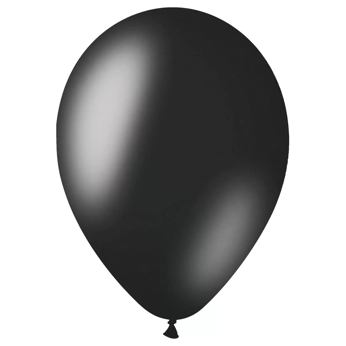 Baloane MESHU, 30 cm, metalic, negru, 50 bucati