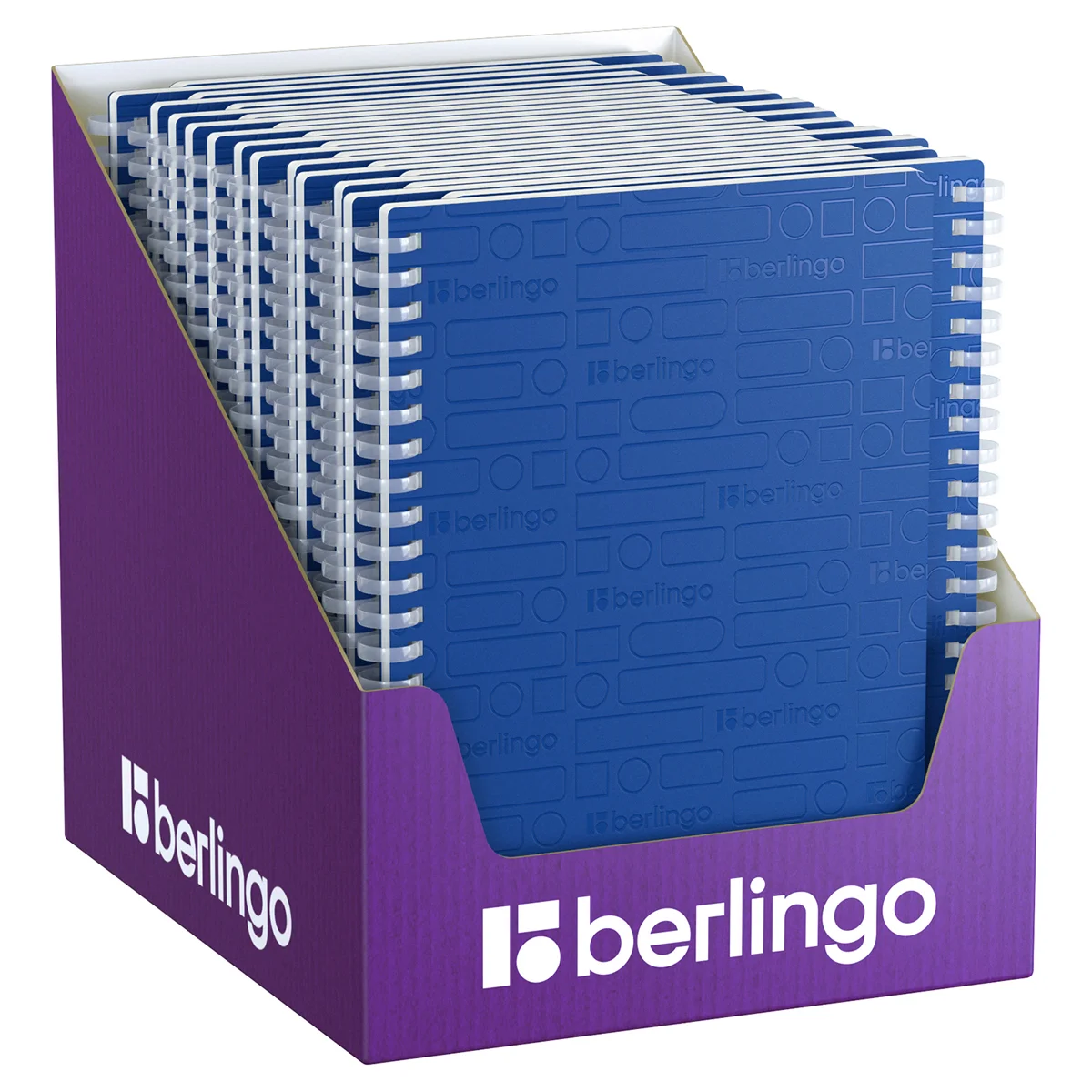 Caiet BERLINGO Your Way A5, 80foi, spira, matem albastru