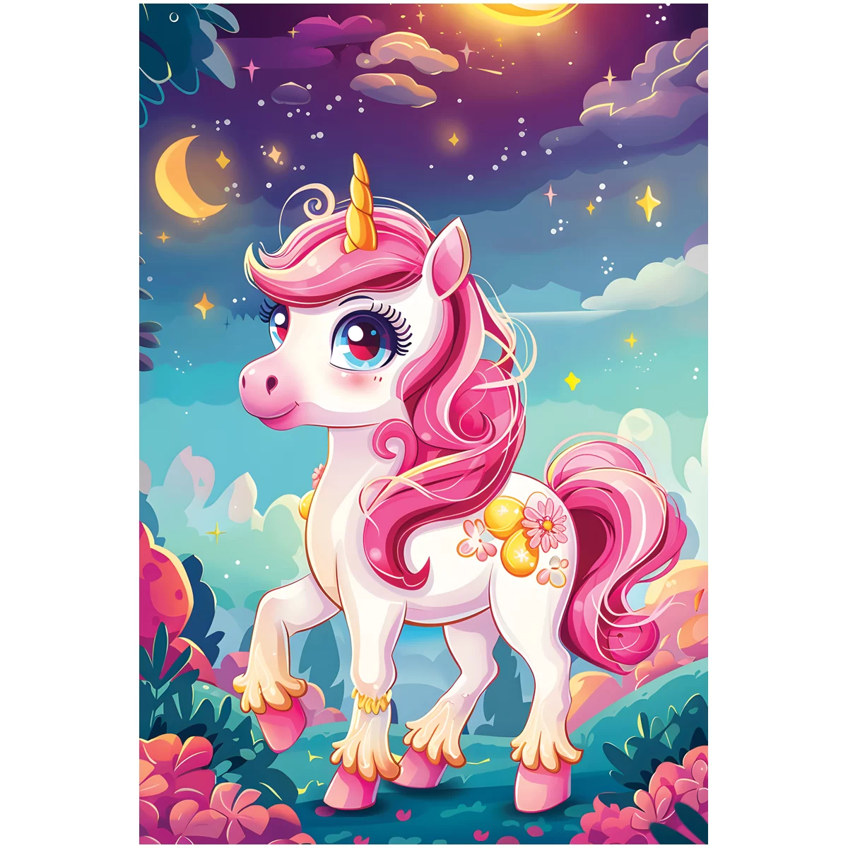 Puzzle Maxi ТРИ СОВЫ "Unicorn de poveste", 24 elemente