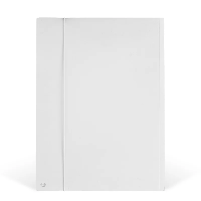 Mapa din carton cu elastic INTERDRUK A4 alb