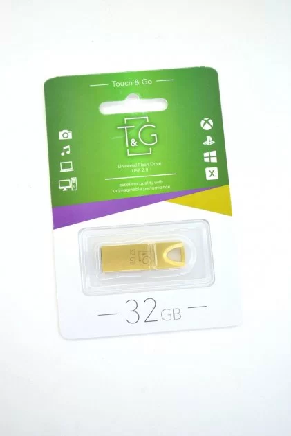 Flash USB3.0 T&G 117 , 32 GB, metal auriu
